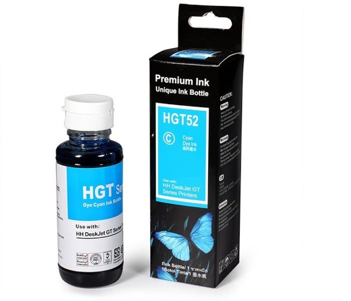 HP M0H54AE-GT52 Muadil Mavi Mürekkep Kartuşu (70 ml)