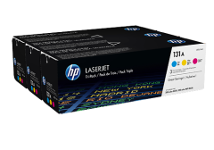 HP CF211A+CF212A+CF213A-131A (U0SL1AM-M251-M276) Orjinal CMY 3'lü Toner