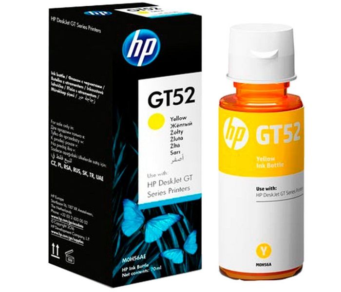 HP M0H56AE-GT52 Orjinal Sarı Mürekkep Kartuşu (5.000 Sayfa)