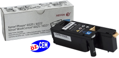 Boş Xerox 106R02760 (Phaser 6020/6022/WorkCentre 6025/6027) Mavi (Cyan) Toner Satış