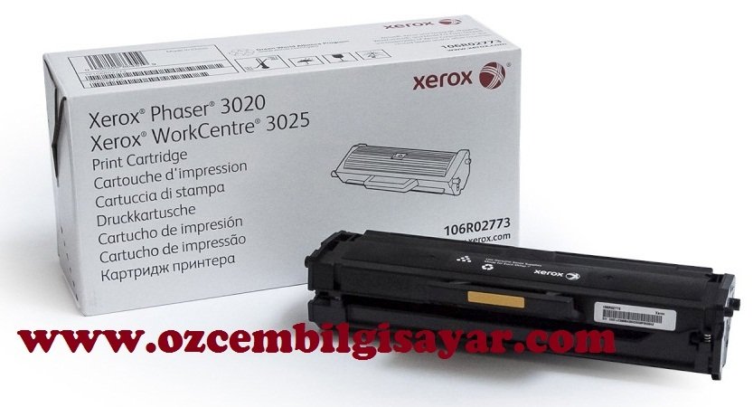 Xerox 106R02773 (Phaser 3020/WorkCentre 3025) Orjinal Siyah Toner
