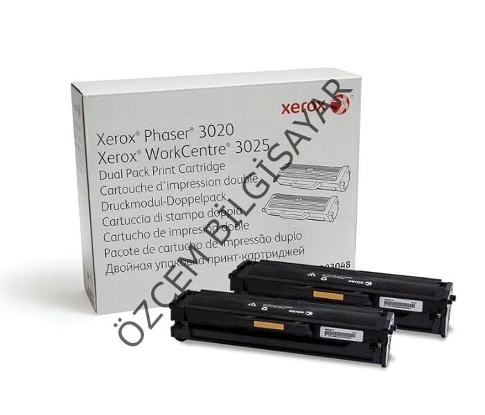 Xerox 106R03048 (Phaser 3020/WorkCentre 3025) Orjinal Siyah Toner (Dual)