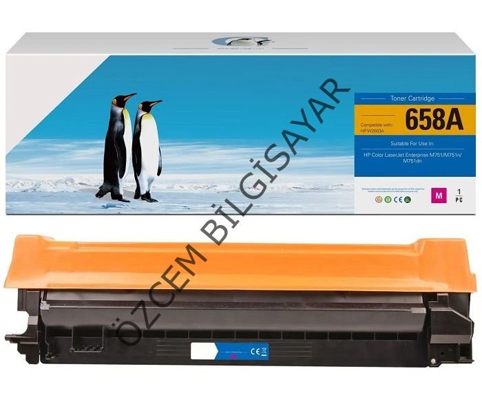 HP 658A-W2003A (M751) Muadil Kırmızı Toner