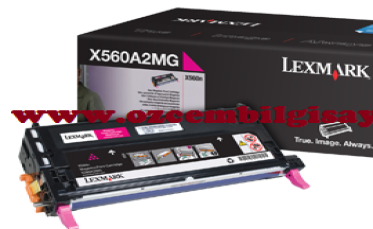 Lexmark X560A2MG (X560) Orjinal Kırmızı (Magenta) LaserJet Toner