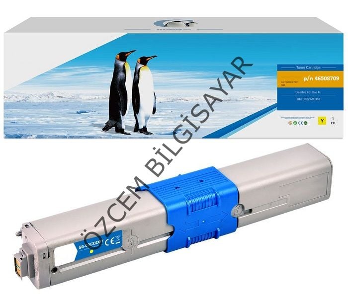 OKİ C332-MC363 (p/n 46508709) Muadil Sarı Toner