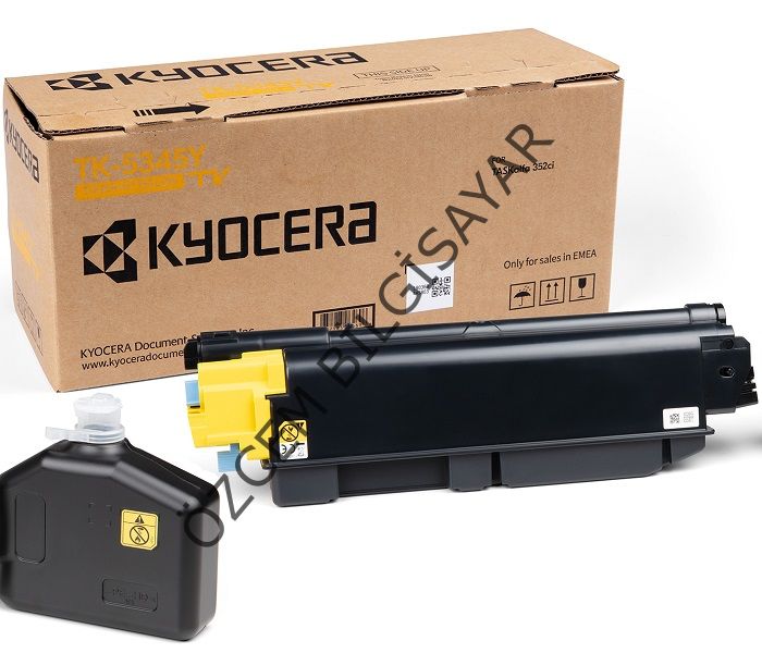 Kyocera TK-5345Y (TASKalfa 352) Orjinal Sarı Toner