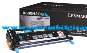 Lexmark X560H2CG (X560) Orjinal Mavi (Cyan) LaserJet Toner