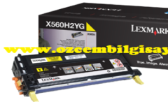 Lexmark X560H2YG (X560) Orjinal Sarı (Yellow) LaserJet Toner