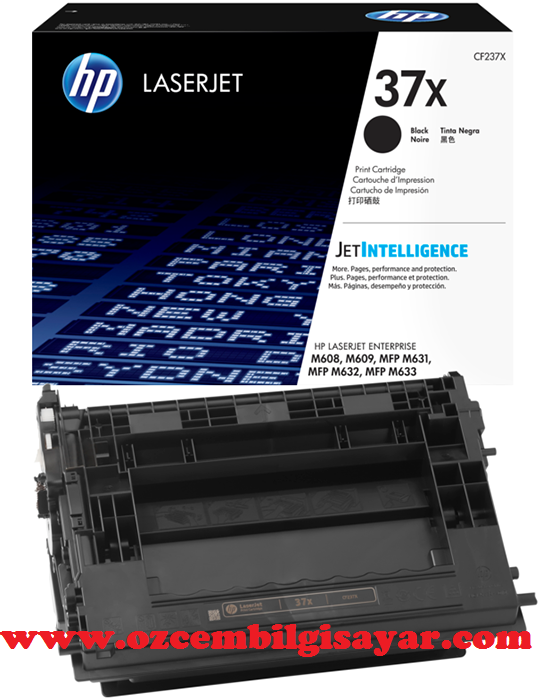 HP CF237X-37X (M607-M608-M609-M631-M632) Orjinal Siyah Toner