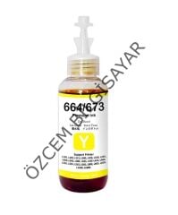 Epson T664-C13T66444A (L100-L110-L1300-L1455-L200-L210-L220-L300-L3050-L3060-L3070-L310-L355-L365-L382-L386-L455-L486-L550-L565-LL605-L655) Muadil Sarı Kartuşu