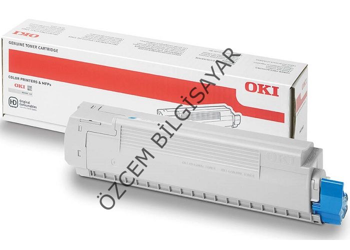 OKİ C831-C841 (p/n 44844507) Orjinal Mavi Toner