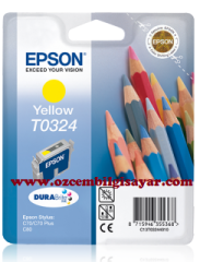Epson T0324 (C13T03244010) Orjinal Sarı (Yellow) İnkJet Mürekkep Kartuşu
