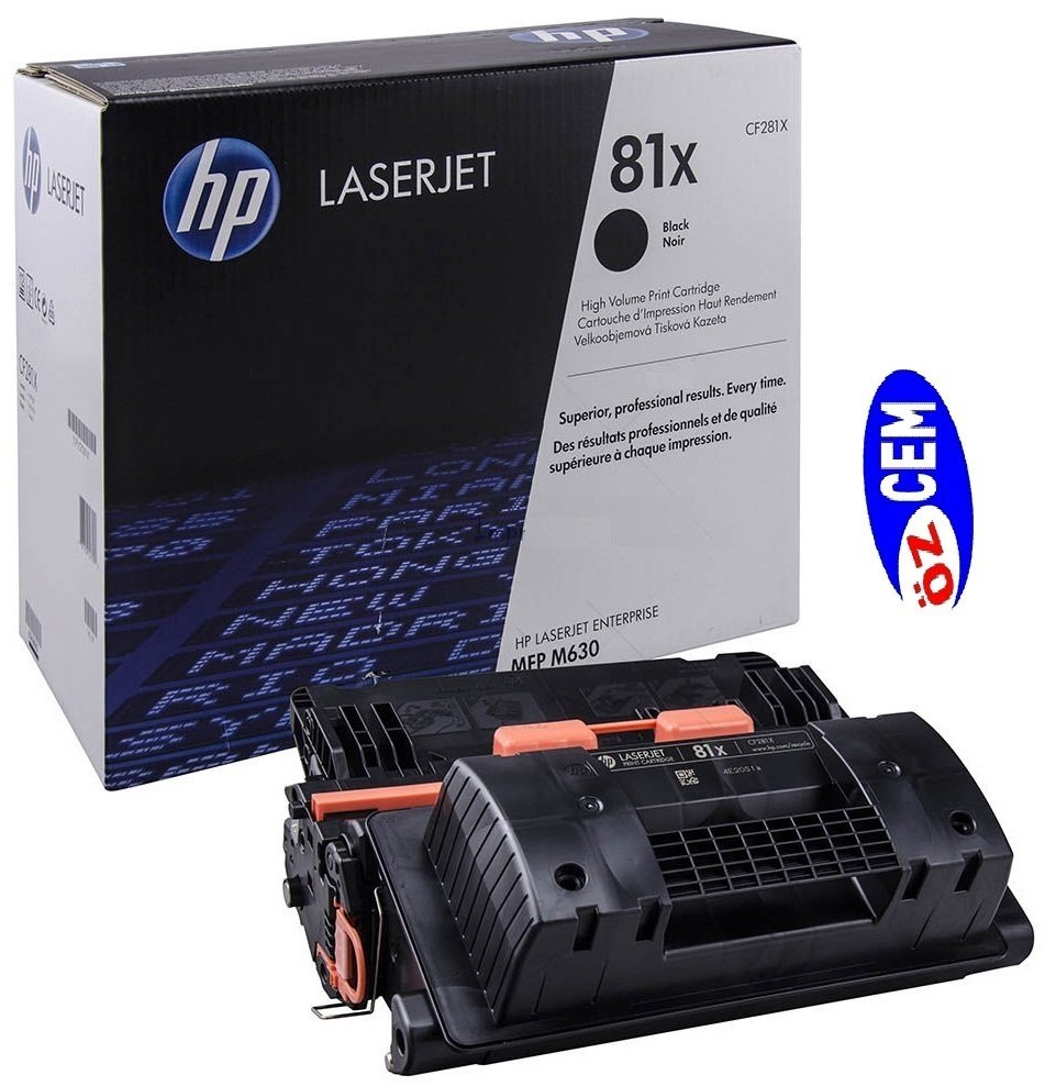 HP CF281X (81X) Orjinal Siyah (Black) LaserJet Toner