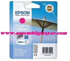 Epson T0443 (C13T04434010) Orjinal Kırmızı (Magenta) İnkJet Mürekkep Kartuşu