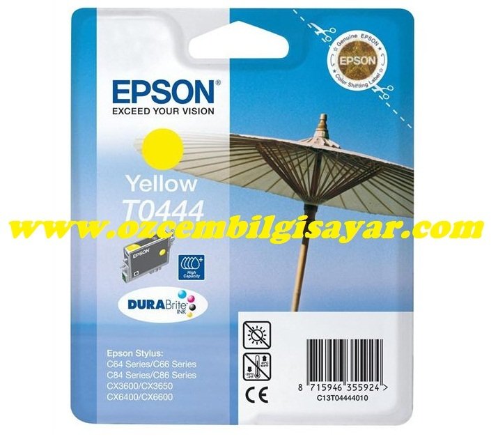 Epson T0444 (C13T04444010) Orjinal Sarı (Yellow) İnkJet Mürekkep Kartuşu