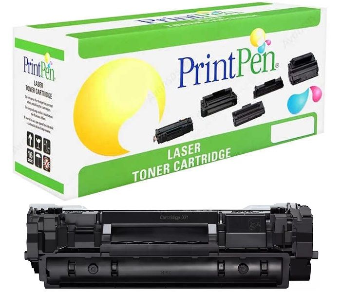 PrintPen Canon CRG-071 (LBP122-MF272-MF273-MF275) Muadil Siyah Toner (ÇİPLİ)