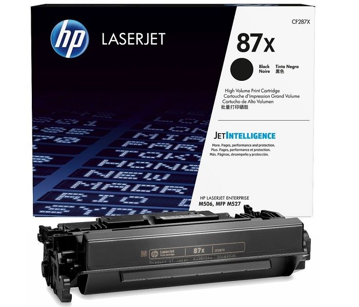 HP CF287X-87X (M501-M506-M527-E52545) Orjinal Siyah Toner