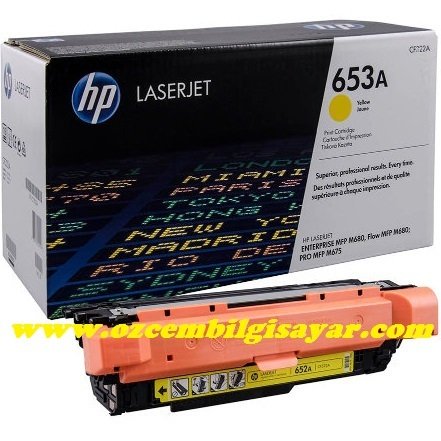 HP CF322A (653A) Orjinal Sarı (Yellow) LaserJet Toner