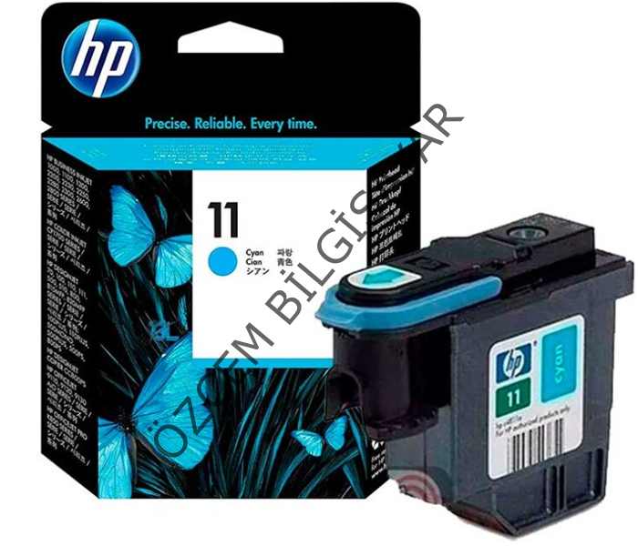 HP 11-C4811A (1100-1200-2230-2280-2300-2600-2800-CP1700-9110-9120-K850) Orjinal Mavi Kafası