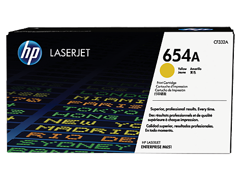HP CF332A (654A) Orjinal Sarı (Yellow) LaserJet Toner