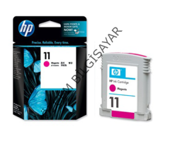 HP 11-C4837A (1100-1200-2230-2280-2300-2600-2800-CP1700-9110-9120-9130-K850) Orjinal Kırmızı Kartuşu