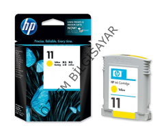 HP 11-C4838A (1100-1200-2230-2280-2300-2600-2800-CP1700-9110-9120-9130-K850) Orjinal Sarı Kartuşu