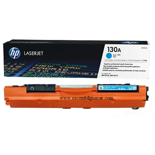 Boş HP CF351A (130A) Mavi (Cyan) LaserJet Toner Satış