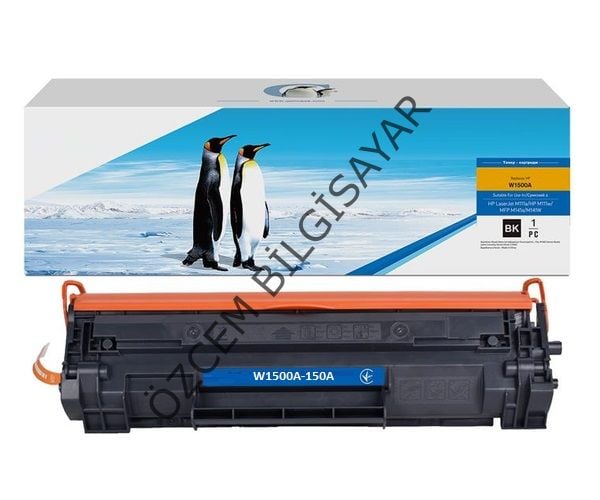 HP W1500A-150A (M109-M112, M111, M141) Muadil Siyah Toner (ÇİPLİ)