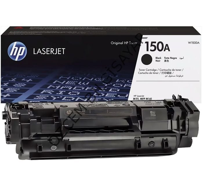 HP W1500A-150A (M109-M112, M111, M141) Orjinal Siyah Toner