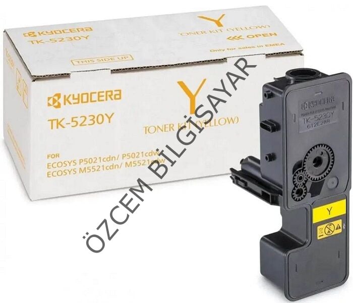 Kyocera TK-5230Y (M5521-P5021) Orjinal Sarı Toner