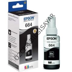 Epson T664-C13T66414A (L100-L110-L1300-L1455-L200-L210-L220-L300-L3050-L3060-L3070-L310-L355-L365-L382-L386-L455-L486-L550-L565-L605-L655) Orjinal Siyah Kartuşu