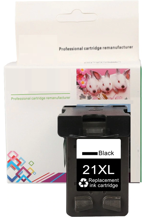 HP 21XL-C9351AE (DeskJet 3930-DeskJet 3940-C3180-D1455-D1530-D1560-D2330-D2360-D2430-D2460-F380-F2180-F4180-PSC 1410-OfficeJet 4315-OfficeJet 4355-J3680) Muadil Siyah Kartuşu