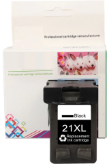 HP 21XL-C9351AE (DeskJet 3930-DeskJet 3940-C3180-D1455-D1530-D1560-D2330-D2360-D2430-D2460-F380-F2180-F4180-PSC 1410-OfficeJet 4315-OfficeJet 4355-J3680) Muadil Siyah Kartuşu