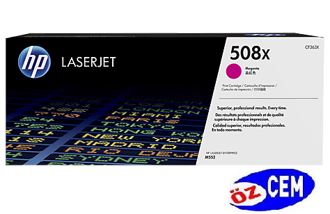 HP CF363X (508X) Orjinal Kırmızı (Magenta) LaserJet Toner