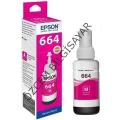 Epson T664-C13T66434A (L100-L110-L1300-L1455-L200-L210-L220-L300-L3050-L3060-L3070-L310-L355-L365-L382-L386-L455-L486-L550-L565-LL605-L655) Orjinal Kırmızı Kartuşu