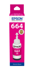 Epson T664-C13T66434A (L100-L110-L1300-L1455-L200-L210-L220-L300-L3050-L3060-L3070-L310-L355-L365-L382-L386-L455-L486-L550-L565-LL605-L655) Orjinal Kırmızı Kartuş