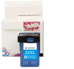 HP 22XL-C9352CE (3940-4355-5610-D1530-D2360-D2460-F2180-F380-F4180-PSC 1410) Muadil Renkli Kartuş