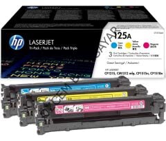 HP CF373AM-CB541A/CB542A/CB543A-125A (CP1210/CP1213/CP1214/CP1215/CP1216/CP1217/CP1510/CP1513/CP1514/CP1515/CP1216/CP1217/CP1518/CP1519/CM1312) Orjinal CMY Toner