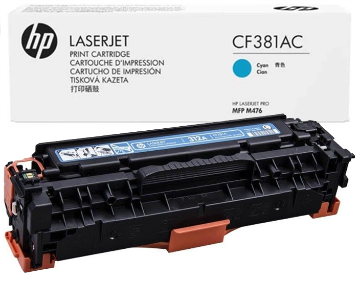 HP CF381AC (M476) Orjinal Mavi Toner