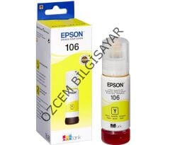 EPSON 106 (L7160/L7180/ET-7700/ET-7750) Orjinal Sarı Ecotank Mürekkep Şişesi (C13T00R440)