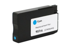 Muadil HP 951XL-CN046AE (Pro 251-276-8100-8600-8610-8620-8640) Mavi Kartuşu