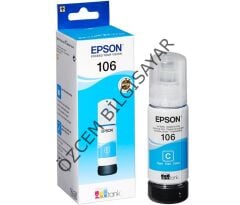 EPSON 106 (L7160/L7180/ET-7700/ET-7750) Orjinal Mavi Ecotank Mürekkep Şişesi (C13T00R240)