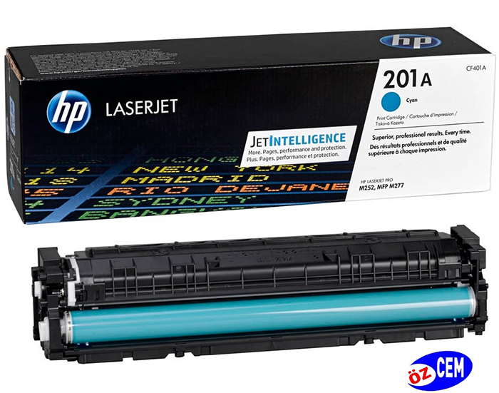 HP CF401A (201A-M252-M274-M277) Orjinal Mavi (Cyan) Toner