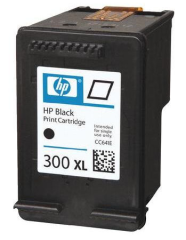 HP 300XL-CC641EE (D1660-D2560-D2660-D2660-D5560-F2420-F2480-F4210-F4272-F4280-F4580-ENVY 100-ENVY 110-ENVY 114-C4670-C4680-C4685-C4780) Orjinal Siyah Kartuşu