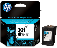 HP 301-CH561EE (1000-1010-1050-1510-1512-1514-2000-2050-2054-2510-2514-2540-2542-2544-2549-3000-3050-3052-3054-3055-3057-3059-2620-2622-2624-4630-4632-4634-4636-ENVY 4500-5530) Orjinal Siyah Kartuşu
