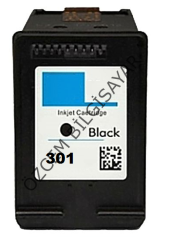 HP 301-CH561EE (1000-1010-1050-1510-1512-1514-2000-2050-2054-2510-2514-2540-2542-2544-2549-3000-3050-3052-3054-3055-3057-3059-2620-2622-2624-4630-4632-4634-4636-ENVY 4500-5530) Muadil Siyah Kartuşu (Yenilenmiş)