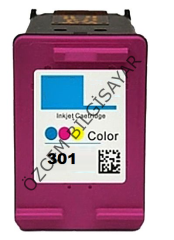 HP 301-CH562EE (1000-1010-1050-1510-1512-1514-2000-2050-2054-2510-2514-2540-2542-2544-2549-3000-3050-3052-3054-3055-3057-3059-2620-2622-2624-4630-4632-4634-4636-ENVY 4500-5530) Muadil Renkli Kartuşu (Yenilenmiş)