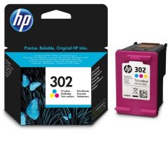 HP 302-F6U65AE (1110-2130-2132-2134-3630-3632-3633-3634-3636-3638-4520-4522-4523-4524-4525-4527-4528-3830-3831-3832-3833-3834-3835-4650-4652-4654-4655-4657-4658-5220-5230) Orjinal Renkli Kartuşu