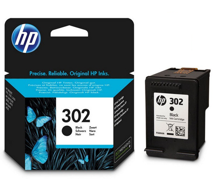 HP 302-F6U66AE (1110-2130-2132-2134-3630-3632-3633-3634-3636-3638-4520-4522-4523-4524-4525-4527-4528-3830-3831-3832-3833-3834-3835-4650-4652-4654-4655-4657-4658-5220-5230) Orjinal Siyah Kartuşu