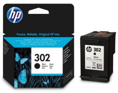HP 302-F6U66AE (1110-2130-2132-2134-3630-3632-3633-3634-3636-3638-4520-4522-4523-4524-4525-4527-4528-3830-3831-3832-3833-3834-3835-4650-4652-4654-4655-4657-4658-5220-5230) Orjinal Siyah Kartuşu